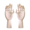 Fermoor Hand Mannequin Drawing Doll, Wooden Hand Model, Joints, Both