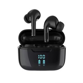 High Fidelity Sound Headphones, Wireless Dual Earbud Wireless A11 Pro TWS Earphones Stereo Earbuds, Waterproof in Ear Earphones, 36H Earbuds for Laptop Pad Phones Sports, Black
