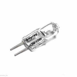 Anyray® 10 Lamps 10 Watt 12v 10w G4 Base T3 Jc Halogen Light Bulbs