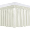 Biscaynebay Wrap Around Bed Skirts for Queen Beds with Short