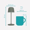 Eglo Cordless LED Table lamp Mannera-S, IP54