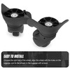 Volein 1 Pair Suitcase Replacement Wheels Black Luggage Wheels Replacement