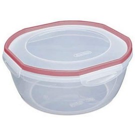 Sterilite Rocket Red Ultra Seal Latching Bowl, 4.7 Quart