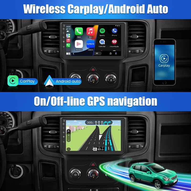 Android 13 Car Radio Stereo for Dodge Ram 2013-2019 1500