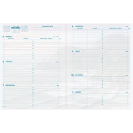 Day-Timer Beautiful Coastlines 2026 2-Page-Per-Wee