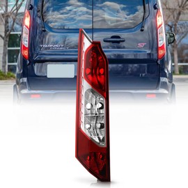 KEEKPO - For 2014-2023 Ford Transit Connect OE Style Red/Clear Tail Light Brake Lamp Replacement Left Driver Side