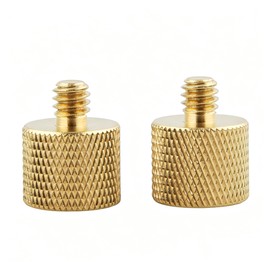 NICEYRIG Camera Screw Adapter Screw Adapter (1/4 Male to 3/8 Female) Copper Screw Adapter Conversion Screw Adapter for DSLR Equipment DSLR Rigs DSLR Rig 2 Pack -175