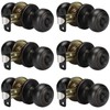 Goldenwarm Oil-Rubbed Bronze Interior Door Knobs, Interior Door Knobs Bedroom,