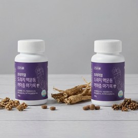 Roasted Yakdoraji, Baekmun-dong, Kamanjung, Rowan Tree Fruit Seedling Essence Pill 100g / 약도라지 볶은 맥문동 백문동 까마중 마가목 열매 묘목 진액 환 100g