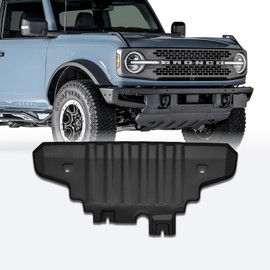CALLIERT Skid Plate Compatible with Ford 2021-2025 Bronco Front Bumper Engine Cover Skid Plate Steel