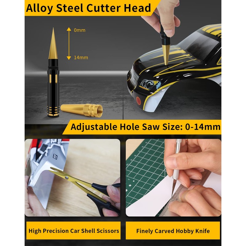 GLOBACT RC Tool Kit RC Screwdriver Kit, RC Car Stand,