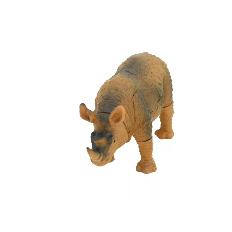 DILLON Rhino, Rhinoceros 3D Interlocking Puzzle Plastic Replica 3" -