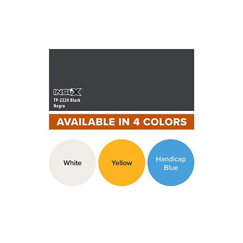 INSL-X Pintura de Látex Acrílica para Tráfico, Negra, 1 Galón