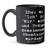 Mr. & Mrs. Panda Tasse Spruch Hochzeitsfeier Abenteuer - Geschenk,