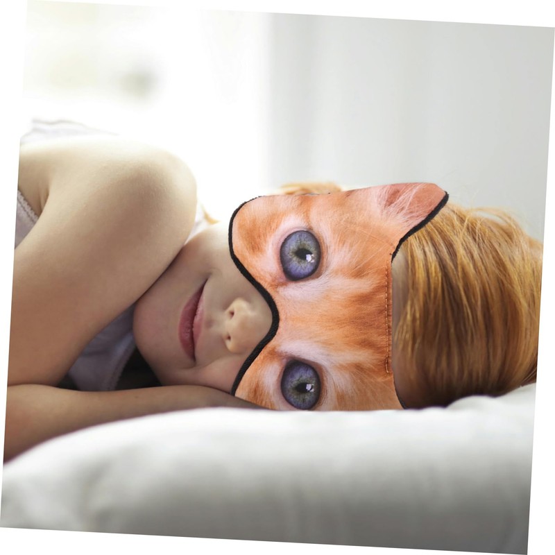 VICASKY Cute Cartoon Sleeping Eye Mask Funny Dog Design Soft