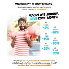 Very Funny XL Christmas Card Total Late – Christmas Greetings in Times of Climate Liver and Last Generation with Santa Claus in Stress and Totally Delayed – Greeting Card with Envelope (DIN A5)