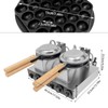 Commercial Bubble Waffle Maker 2830W Egg Bubble Puff Iron Double