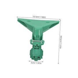 TOYMYTOY Mop Rod Clamp, Durable Plastic Replacement Mop Handle for Home Cleaning, Extendable, High Altitude and Corner Cleaning