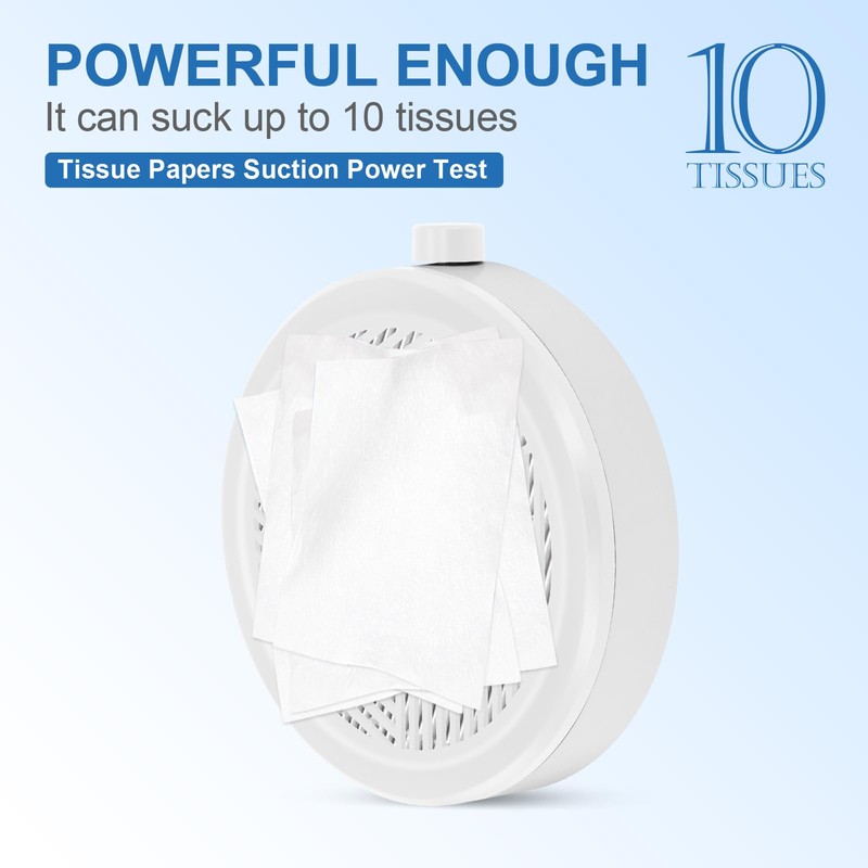 Mini Nail Dust Collector, Adjustable Suction, Powerful Nail Vacuum Dust