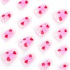 Valentine Press on Nails Short Almond, Short Fake Nails Kit,