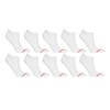 Wilson 10 Piezas Tin para Hombre, Color Blanco, S/Felpa, Talla