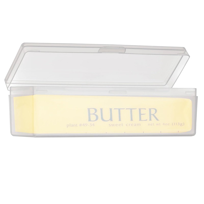 Home-X Single Stick Butter Container - Form Fitting Butter Dish
