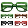 Eyekepper 5 Pack Square Reading Glasses for Women Stylish Readers