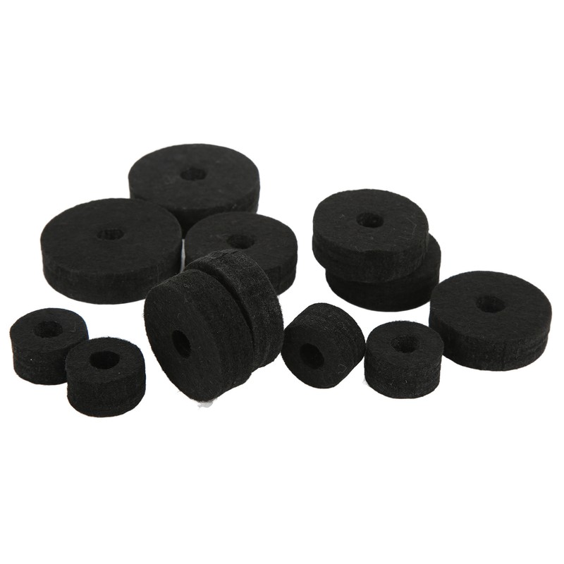 21Pcs Cymbal Replacement Accessories Felts Sleeves Wing Nuts Washers for