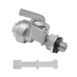 Gas Tank Fuel Switch On/Off Fuel Valve Pump Petcock 2-3KW for 1/4" Hose Tap Generator and Gas Engine Fuel Tank
