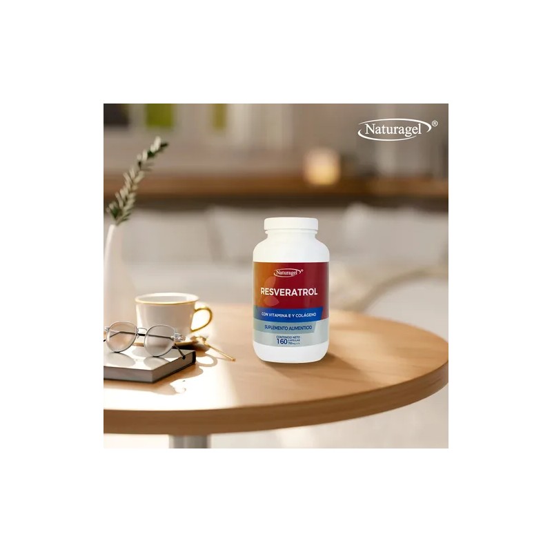 Resveratrol Vitamina E 160 Cápsulas Naturagel