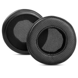 YDYBZB HDJ-CUE1 Ear Pads Ear Cushions Memory Foam Replacement Compatible with Pioneer DJ HDJ-CUE1 Headphones Protein Leather Earpads Black