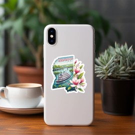 US State Travel Stickers,50 PCS USA City Travel Vinyl Waterproof Decals for Water Bottles Computer Bicycle Skateboard Luggage Phone Pad Laptop Kids Teens Stickers Pack