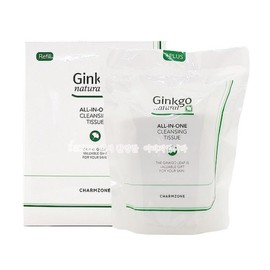 Jinco 참존 징코 내츄럴 올인원 클린싱 티슈 리필110매 Chamzone Ginkgo Natural All-in-One Cleansing Tissue Refills 110 Sheets
