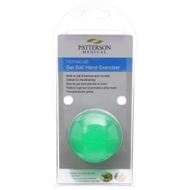 Homecraft Gel Ball Hand Excerciser, Conditionin and Strenghtening for Weak Hands, Arthritis, Post Hand Surgery, Easy Squeeze. Medium Resistance, Green