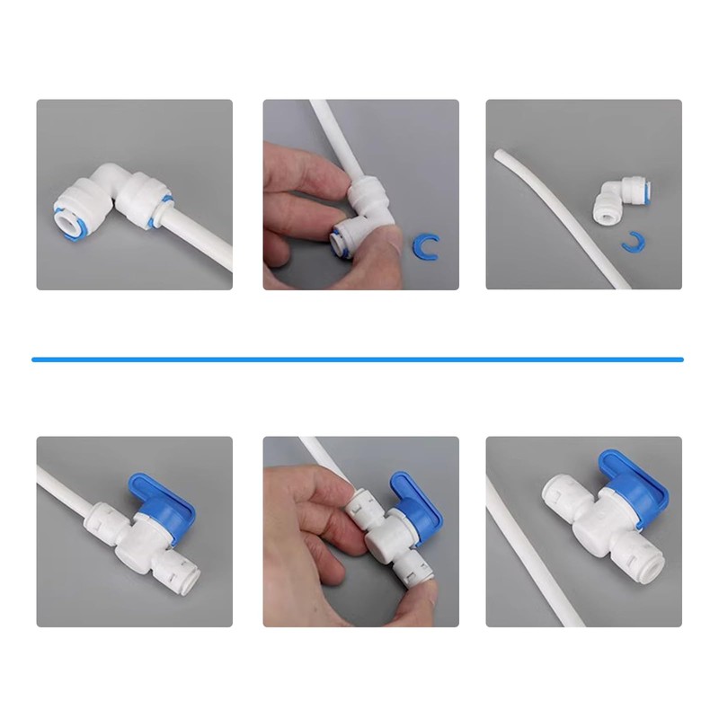 1/4" Quick push to connect Water fittings Kit For Ro