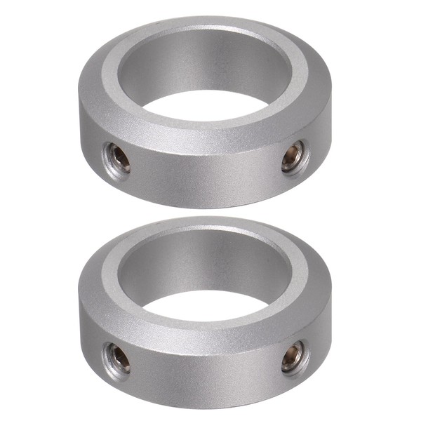 uxcell Shaft Collar 25mm Bore Aluminum Alloy Set Screw Shaft