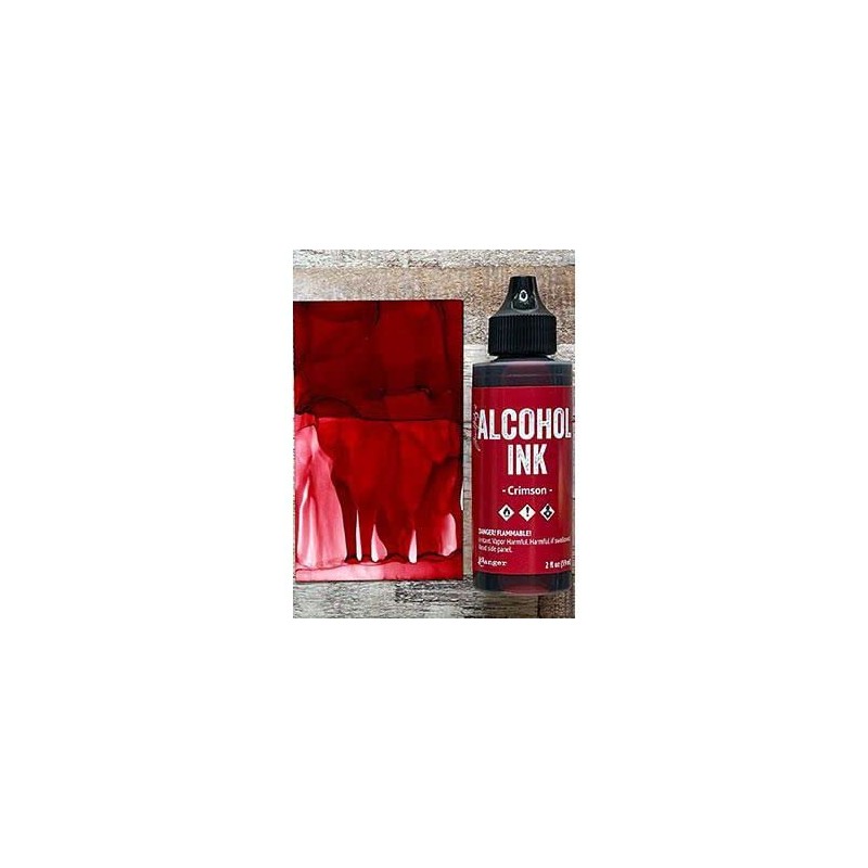 Tim Holtz Alcohol Ink - Crimson 2 oz.