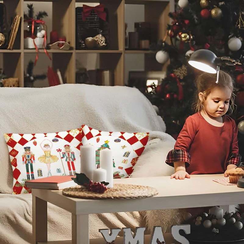 PAPU Christmas Cushion Cover, 50 x 50 cm, Set of