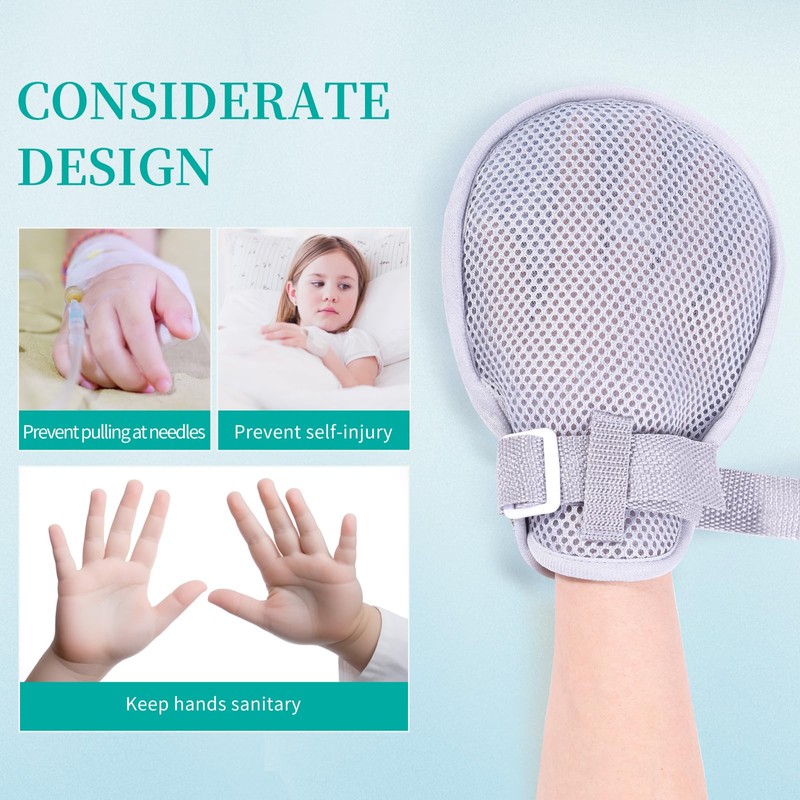 ENLUNTRA Restraint Gloves - 2Pcs, Hand Protective Gloves for Dementia