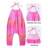 Alikhonf Girls Jumpsuit Size 5-6 Years Old Backless Loose Harem