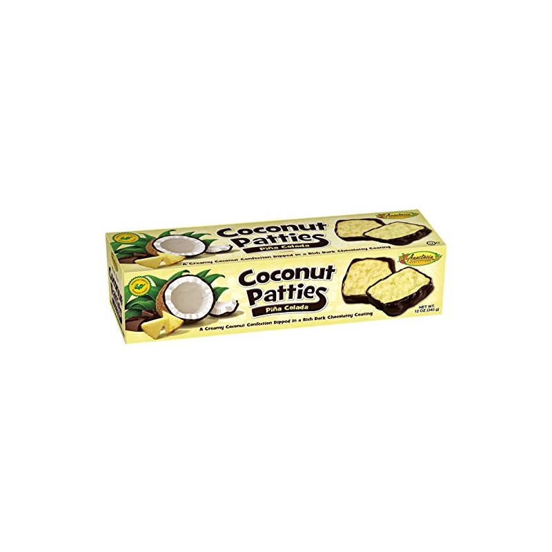 Florida's Finest Pina Colada Creamy Coconut Patties Dipped in Chocolate