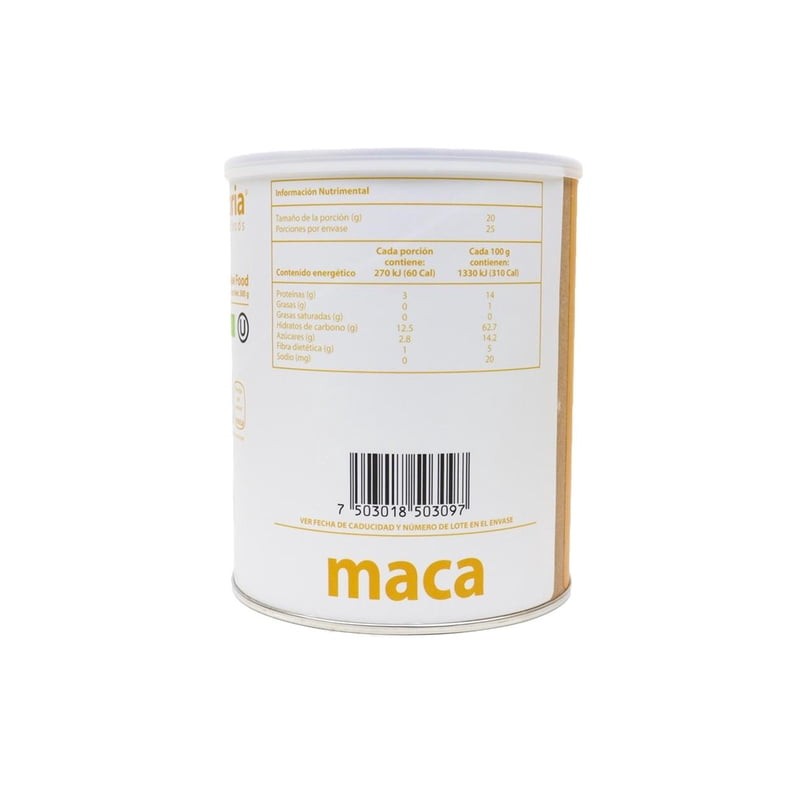 Maca Orgánica Euphoria Superfoods En polvo 500g