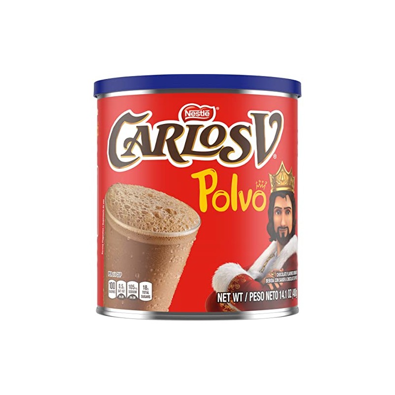 Nestle Carlos V Chocolate Drink Mix, 14.1-Ounce Containers (Pack of
