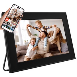 11 Inch Digital Photo Frame, 64GB Memory, 1920x1280 Resolution, Touch Screen, Frameo App for Instant Photo & Video Sharing, WiFi 6 Connection, Upload via SD Card & USB, Auto Rotate, Black Color