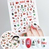 Christmas nail supplies, Rudolph, Santa nail stickers, year-end nails / 크리스마스 네일재료 루돌프 산타 네일스티커 연말네일