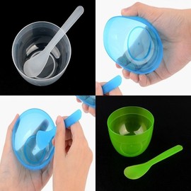 Plastic pack bowls, skin care materials, massage supplies, massage materials, face pack tools, massage tools, pack tools, facial massage tools / 플라스틱 팩볼 피부미용재료 마사지용품 마사지재료 얼굴팩도구 마사지도구 팩도구 얼굴마사지도구