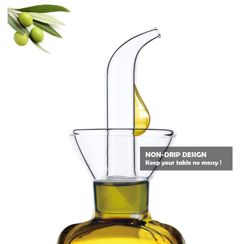 HAIZEEN 18 oz / 500 ml Olive Oil & Vinegar