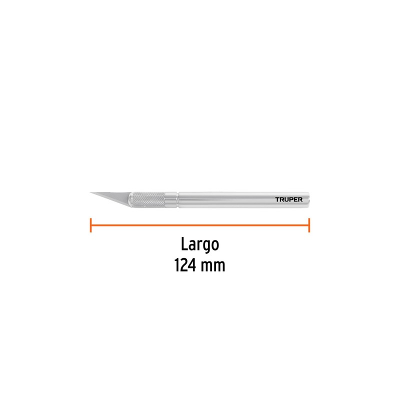 Truper EXA-6, Exacto profesional, Cuchillas fabricadas en acero SK5, 6"
