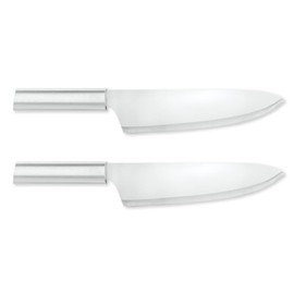 RADA French Chef Knife Stainless Steel Blade with Aluminum Handle Made in USA, 8.5 Inch, Silver, Pack of 2