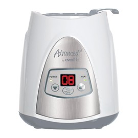 Evenflo Advanced Calentador de Biberones Digital, Sistema de Apagado Automático, Pantalla Digital con Temperatura Ajustable, Compatible con Biberones de Cuello Ancho y Estándar, Libre de BPA